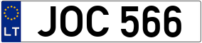 Truck License Plate